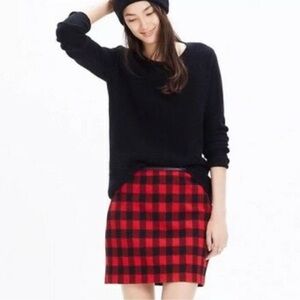 Madewell Gamine Mini Skirt in Buffalo Check Sz 2